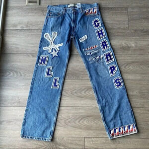 Rare! Levi’s 529 X NLL Low  Rise Straight Jeans